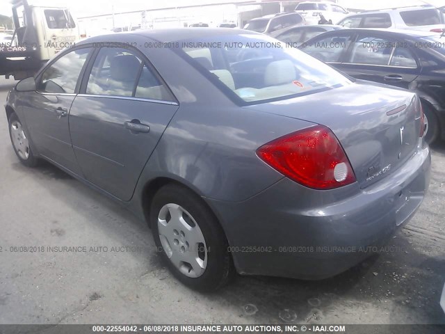 1G2ZF58B074232789 - 2007 PONTIAC G6 VALUE LEADER/BASE GRAY photo 3