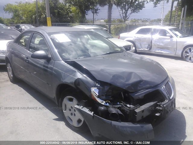 1G2ZF58B074232789 - 2007 PONTIAC G6 VALUE LEADER/BASE GRAY photo 6