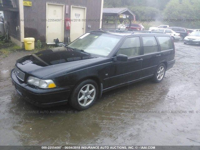 YV1LW56D1X2548469 - 1999 VOLVO V70 GLT BLACK photo 2