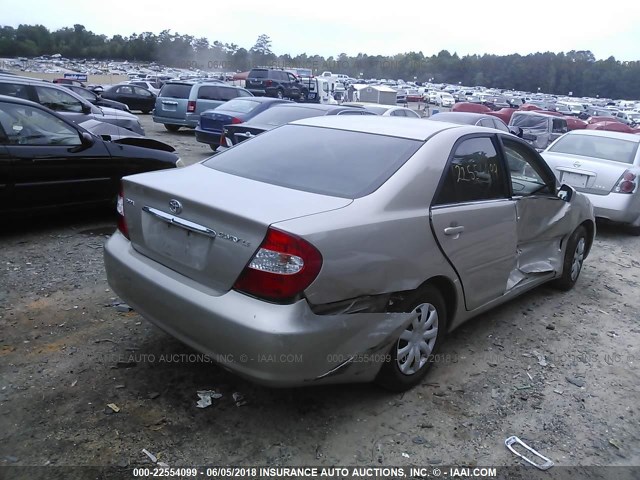 4T1BE32K84U873578 - 2004 TOYOTA CAMRY LE/XLE/SE თაფლისფერი ფოტო 4
