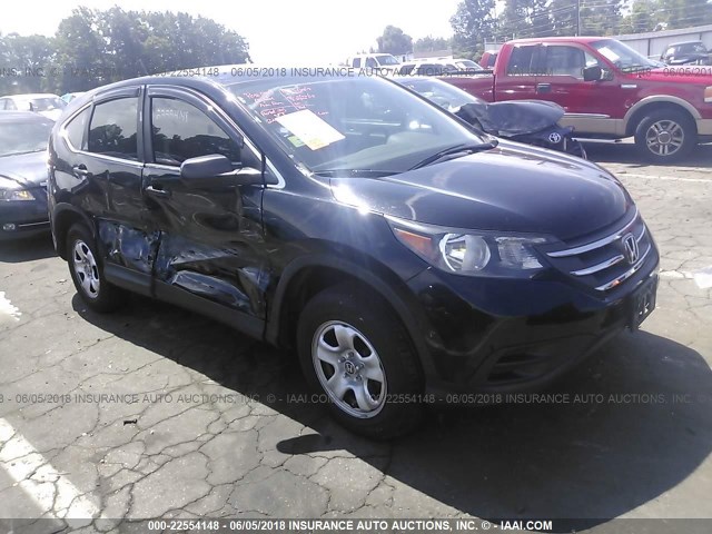 2HKRM4H3XDH628223 - 2013 HONDA CR-V LX BLACK photo 1