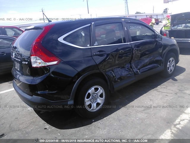 2HKRM4H3XDH628223 - 2013 HONDA CR-V LX BLACK photo 4