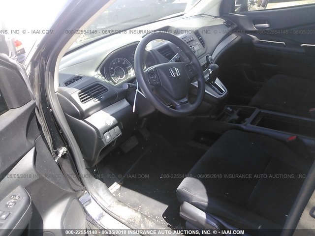 2HKRM4H3XDH628223 - 2013 HONDA CR-V LX BLACK photo 5