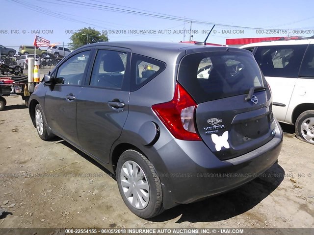 3N1CE2CP1GL377343 - 2016 NISSAN VERSA NOTE S/S PLUS/SV/SL/SR GRAY photo 3