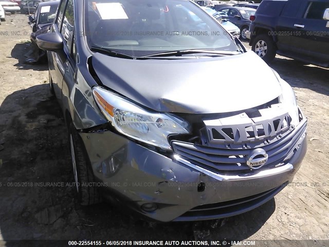 3N1CE2CP1GL377343 - 2016 NISSAN VERSA NOTE S/S PLUS/SV/SL/SR GRAY photo 6