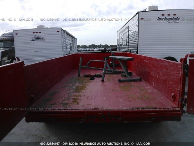 4P5D71425G1237897 - 2016 PJ DUMP TRAILER  RED photo 5