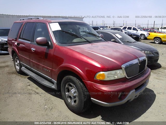 5LMFU28R51LJ20110 - 2001 LINCOLN NAVIGATOR RED photo 1