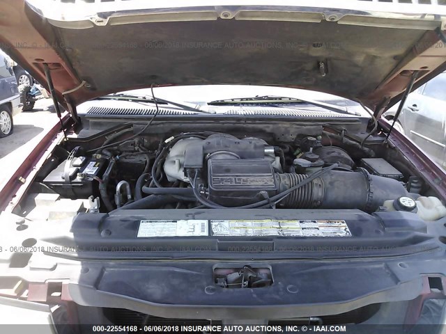 5LMFU28R51LJ20110 - 2001 LINCOLN NAVIGATOR RED photo 10