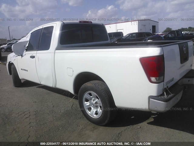 1N6AA06A36N535608 - 2006 NISSAN TITAN XE/SE/LE WHITE photo 3