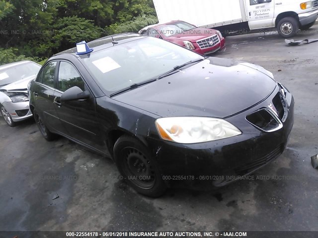 1G2ZF57B784115066 - 2008 PONTIAC G6 VALUE LEADER/BASE BLACK photo 1