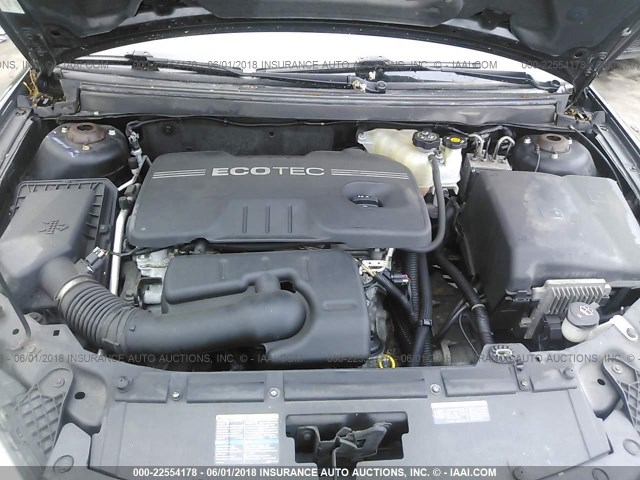 1G2ZF57B784115066 - 2008 PONTIAC G6 VALUE LEADER/BASE BLACK photo 10