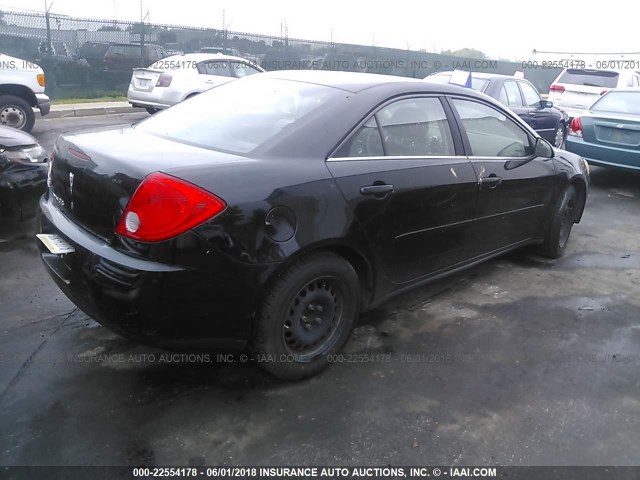 1G2ZF57B784115066 - 2008 PONTIAC G6 VALUE LEADER/BASE BLACK photo 4