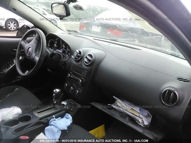 1G2ZF57B784115066 - 2008 PONTIAC G6 VALUE LEADER/BASE BLACK photo 5