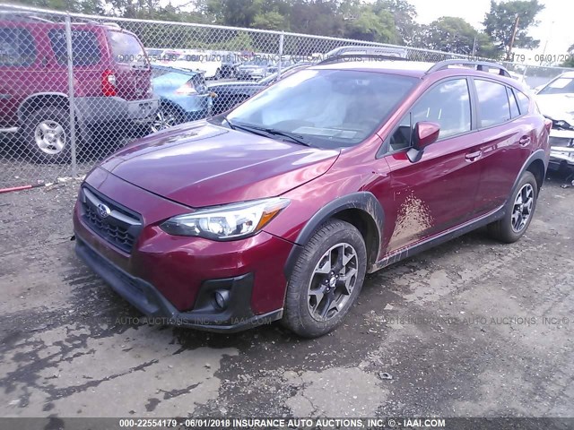 JF2GTADC0J8274917 - 2018 SUBARU CROSSTREK PREMIUM Qırmızı foto 2