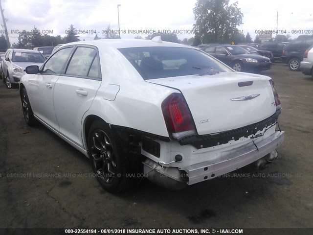 2C3CCAGG2FH884562 - 2015 CHRYSLER 300 S WHITE photo 3