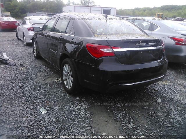 1C3CCBBB9CN129591 - 2012 CHRYSLER 200 TOURING BLACK photo 3