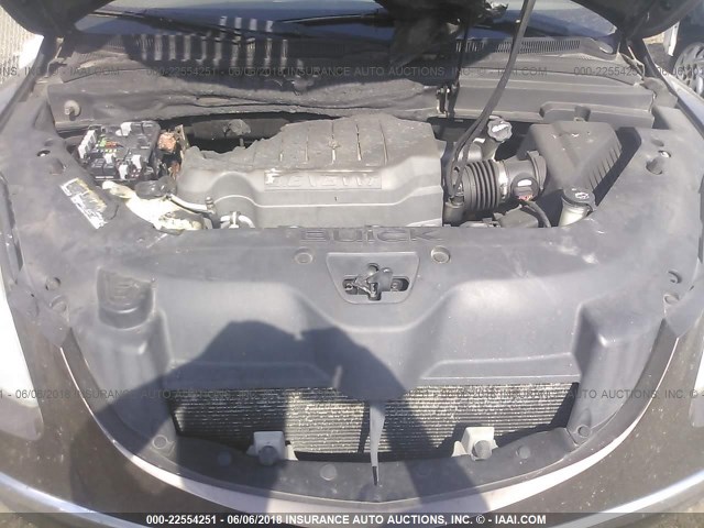 5GAEV23758J121786 - 2008 BUICK ENCLAVE CXL Marron photo 10