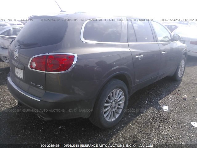 5GAEV23758J121786 - 2008 BUICK ENCLAVE CXL BROWN photo 4