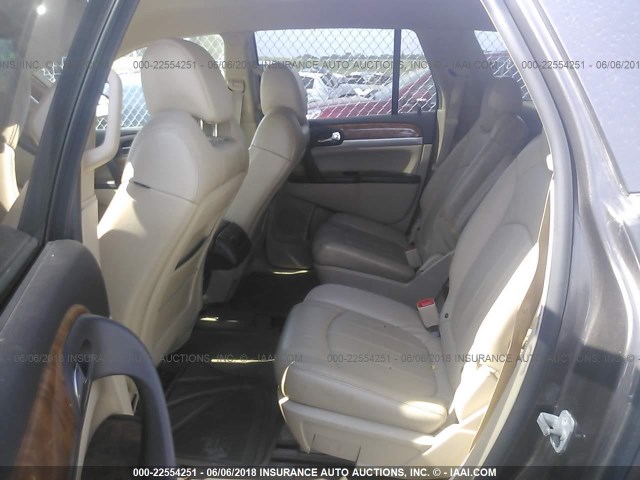 5GAEV23758J121786 - 2008 BUICK ENCLAVE CXL BROWN photo 8