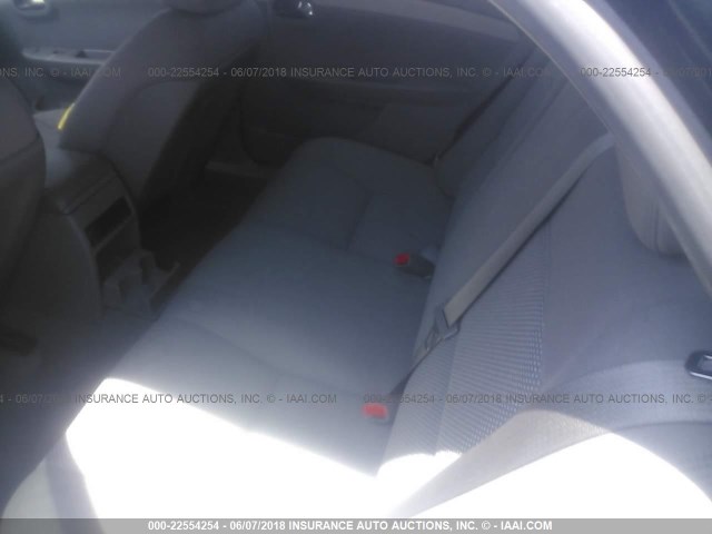 1G1ZG57BX9F256818 - 2009 CHEVROLET MALIBU LS 黑色 照片 8