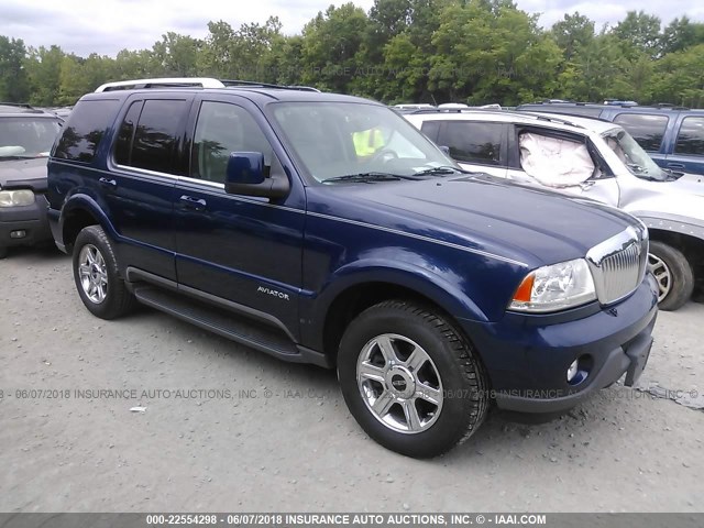 5LMEU88HX5ZJ31399 - 2005 LINCOLN AVIATOR BLUE photo 1