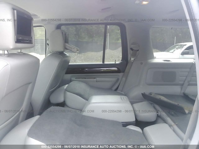 5LMEU88HX5ZJ31399 - 2005 LINCOLN AVIATOR BLUE photo 8