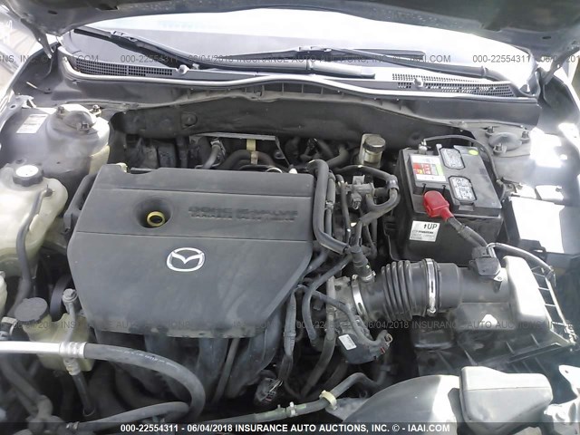 1YVHP82A895M31523 - 2009 MAZDA 6 I ლურჯი ფოტო 10