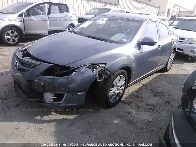 1YVHP82A895M31523 - 2009 MAZDA 6 I BLUE photo 2