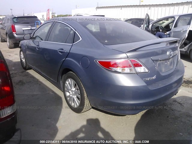 1YVHP82A895M31523 - 2009 MAZDA 6 I ლურჯი ფოტო 3