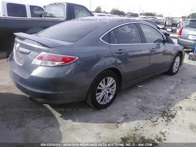 1YVHP82A895M31523 - 2009 MAZDA 6 I ლურჯი ფოტო 4