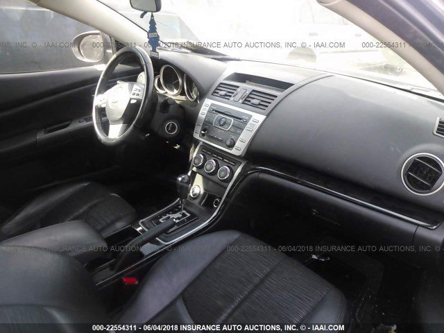1YVHP82A895M31523 - 2009 MAZDA 6 I ლურჯი ფოტო 5