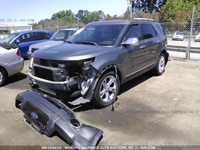 1FMHK7F83BGA48424 - 2011 FORD EXPLORER LIMITED 灰色 照片 2