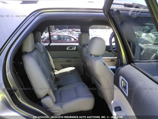 1FMHK7F83BGA48424 - 2011 FORD EXPLORER LIMITED 灰色 照片 8