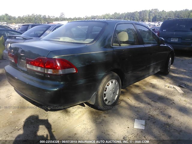 JHMCG56422C009072 - 2002 HONDA ACCORD LX GREEN photo 4