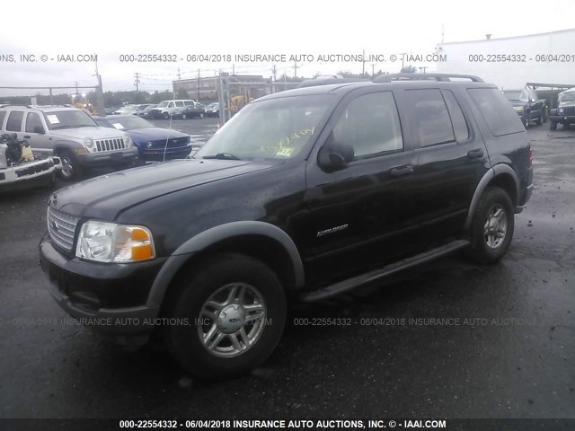 1FMZU72E52ZB46742 - 2002 FORD EXPLORER XLS BLACK photo 2