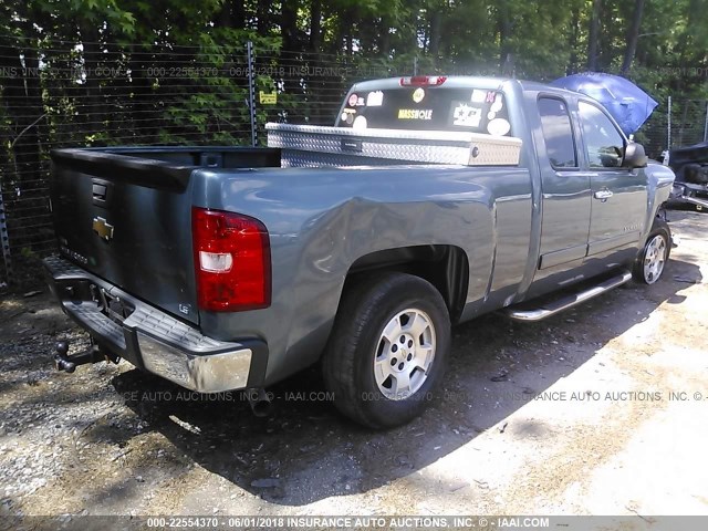 1GCSCREAXAZ100402 - 2010 CHEVROLET SILVERADO C1500  LS GREEN photo 4