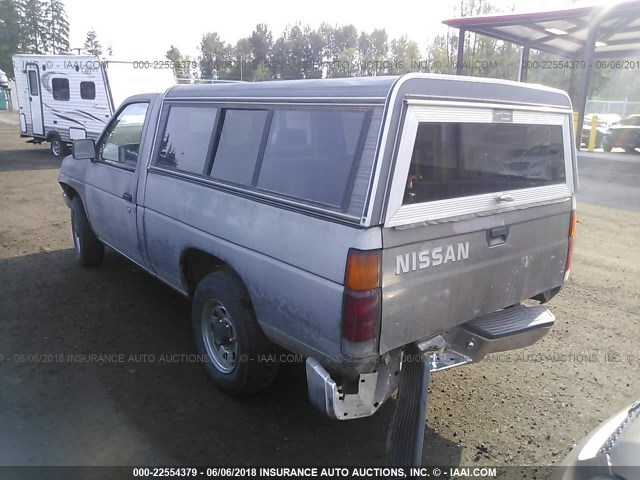 1N6ND11S6KC339764 - 1989 NISSAN D21 SHORT BED GRAY photo 3