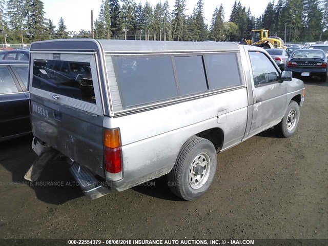 1N6ND11S6KC339764 - 1989 NISSAN D21 SHORT BED GRAY photo 4