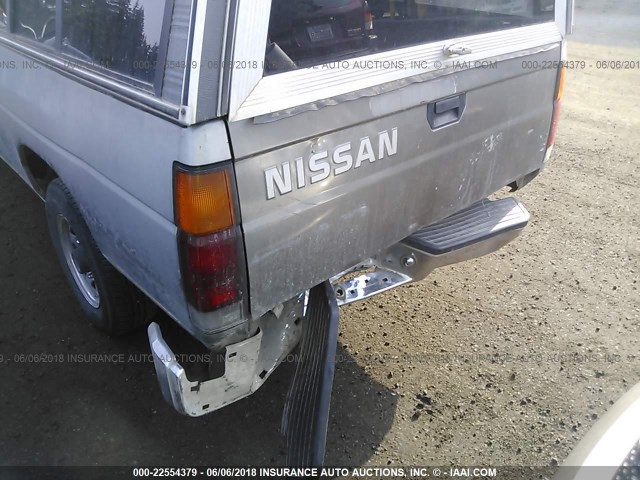 1N6ND11S6KC339764 - 1989 NISSAN D21 SHORT BED GRAY photo 6