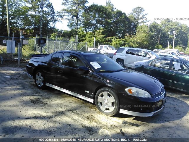 2G1WL15C869369805 - 2006 CHEVROLET MONTE CARLO SS შავი ფოტო 1