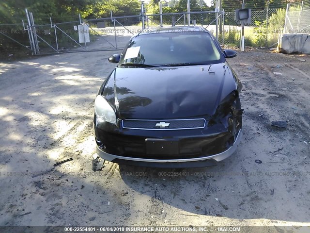 2G1WL15C869369805 - 2006 CHEVROLET MONTE CARLO SS შავი ფოტო 6