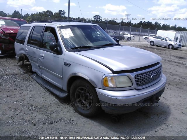 1FMEU1563YLB47898 - 2000 FORD EXPEDITION XLT SILVER photo 1