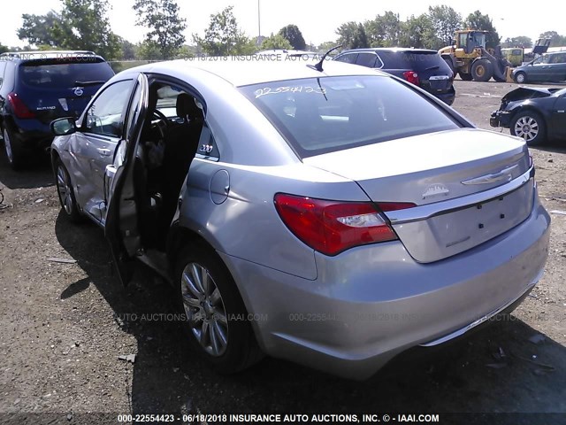 1C3CCBBB0EN150476 - 2014 CHRYSLER 200 TOURING SILVER photo 3