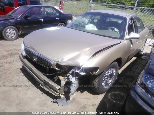 2G4WS52J641240814 - 2004 BUICK CENTURY CUSTOM TAN photo 2