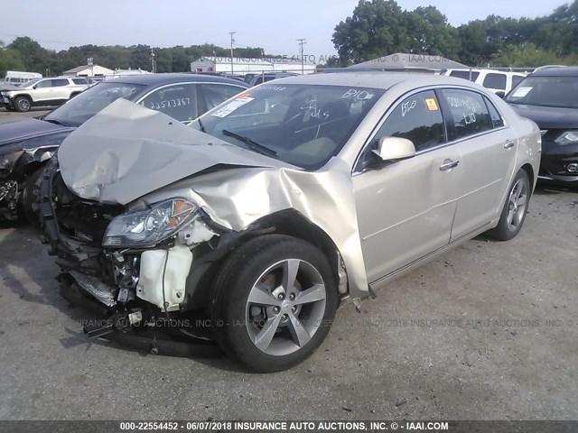 1G1ZC5E00CF220849 - 2012 CHEVROLET MALIBU 1LT 金色 照片 2