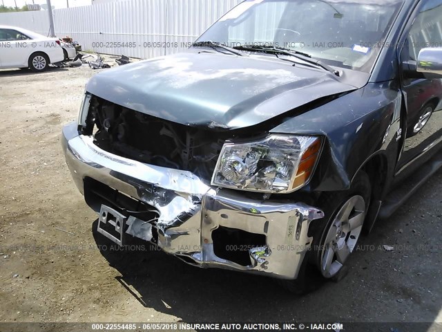 1N6AA07A34N507495 - 2004 NISSAN TITAN XE/SE/LE GRAY photo 6