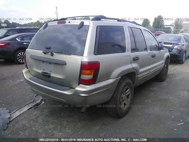 1J4GW48SX4C276579 - 2004 JEEP GRAND CHEROKEE LAREDO/COLUMBIA/FREEDOM 米色 照片 4