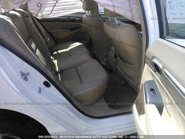 2HGFA169X8H327646 - 2008 HONDA CIVIC EXL თეთრი ფოტო 8