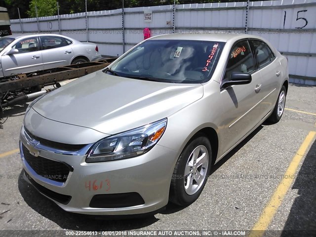 1G11B5SL7FF136143 - 2015 CHEVROLET MALIBU LS 棕色 照片 2