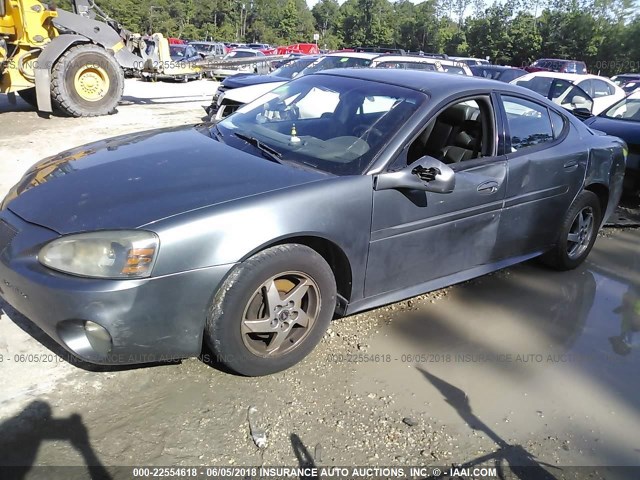 2G2WS522441358300 - 2004 PONTIAC GRAND PRIX GT2 ნაცრისფერი ფოტო 2